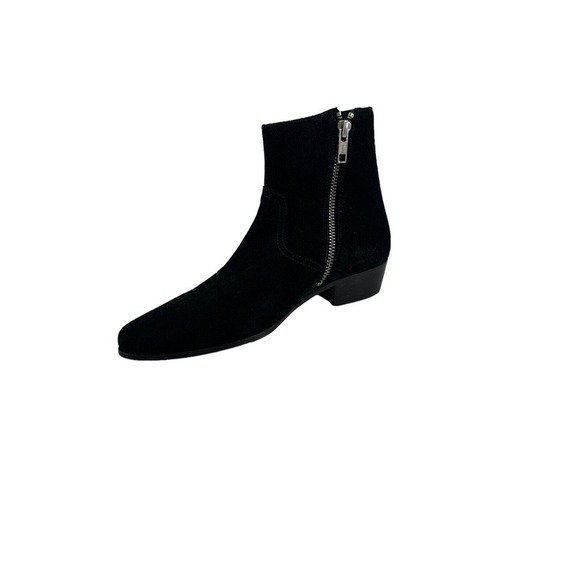 IRO NIB $480 Women’s Black Aisling Ankle Suede Pointy Toe Chelsea Boots Sz 36/6 - Picture 9 of 13